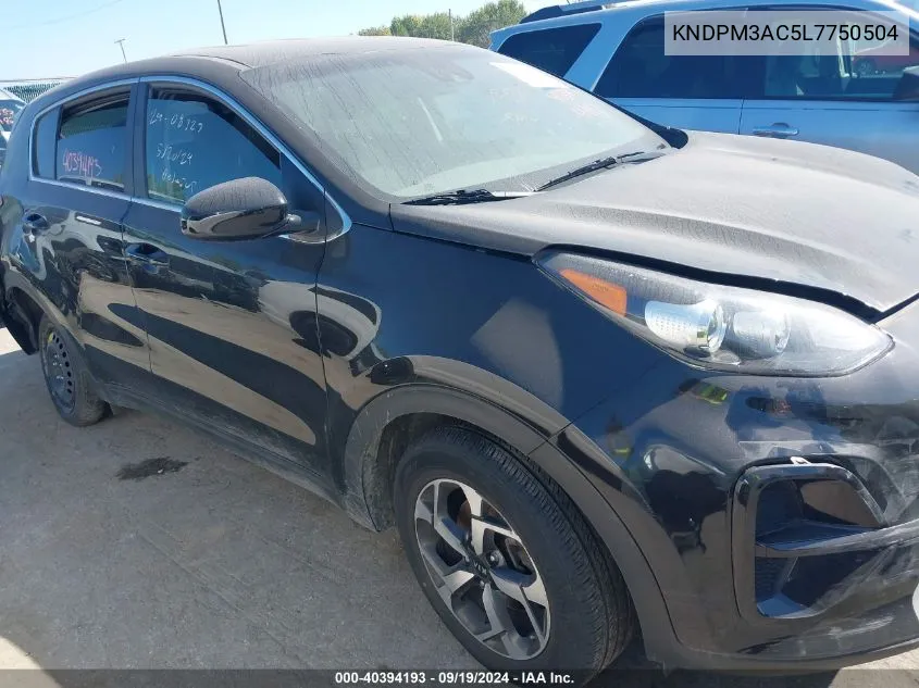 2020 Kia Sportage Lx VIN: KNDPM3AC5L7750504 Lot: 40394193