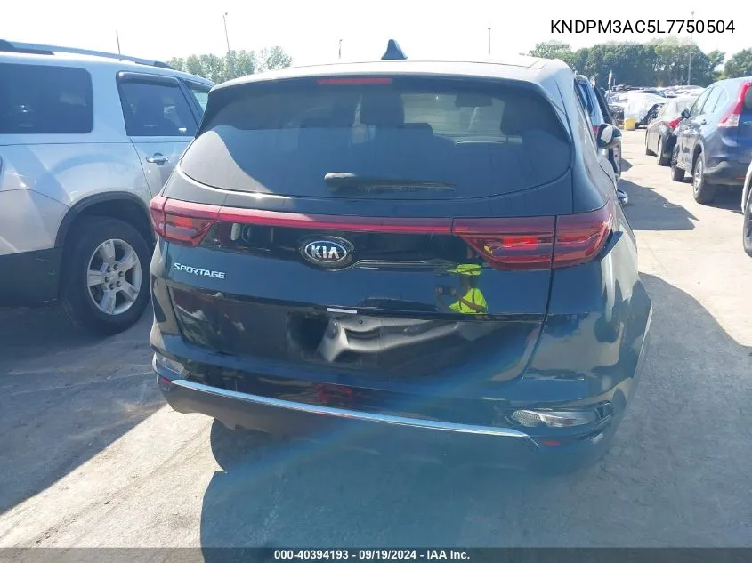 2020 Kia Sportage Lx VIN: KNDPM3AC5L7750504 Lot: 40394193