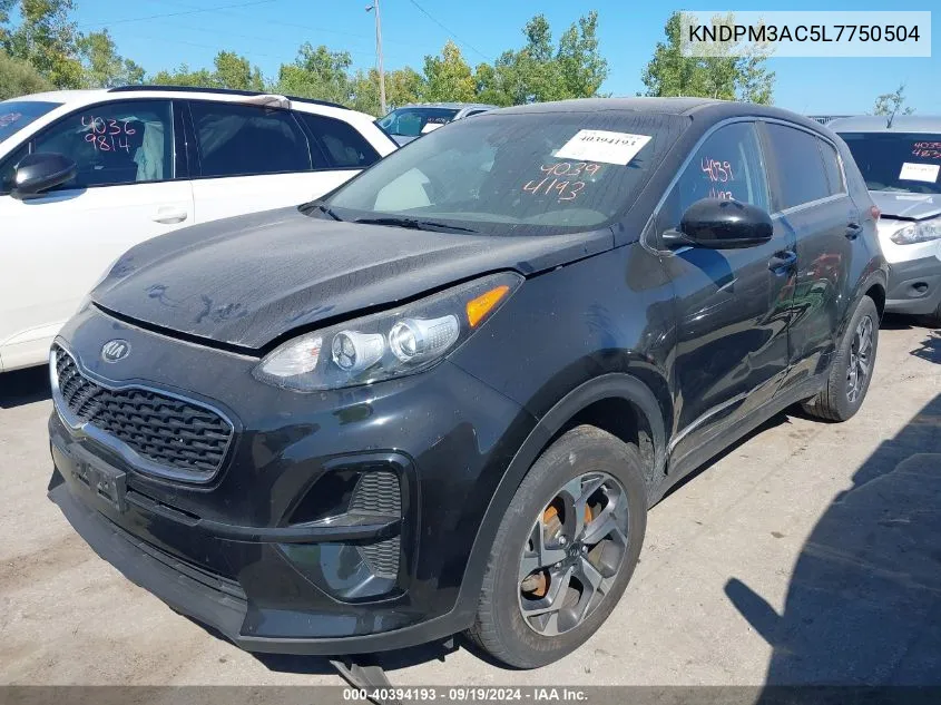 KNDPM3AC5L7750504 2020 Kia Sportage Lx