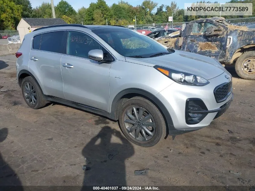 2020 Kia Sportage S VIN: KNDP6CAC8L7773589 Lot: 40401037