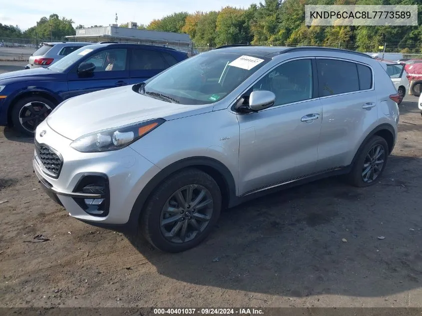 2020 Kia Sportage S VIN: KNDP6CAC8L7773589 Lot: 40401037