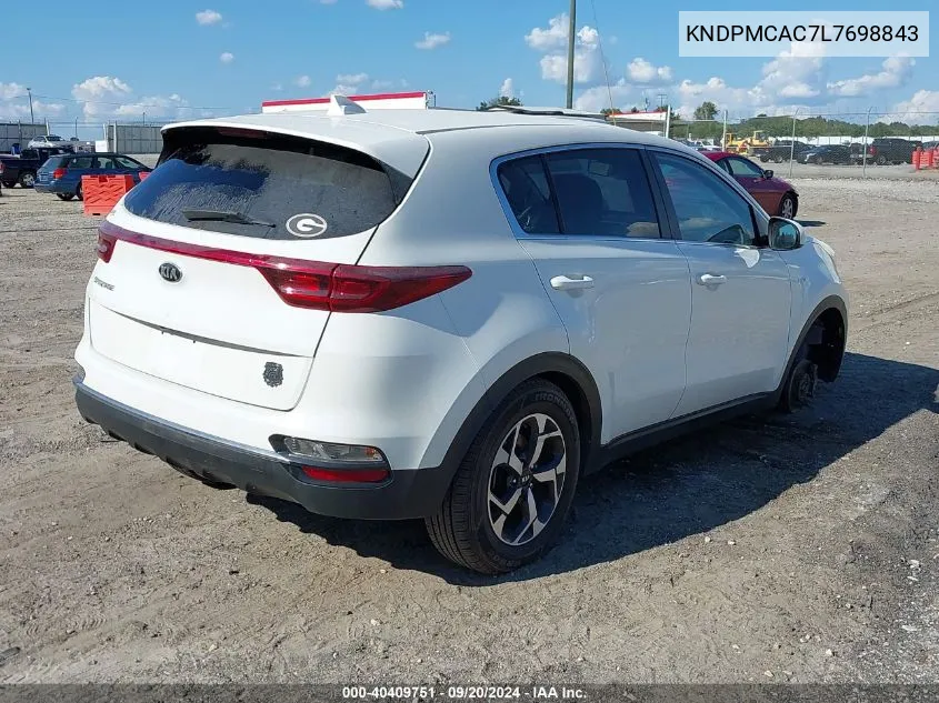 KNDPMCAC7L7698843 2020 Kia Sportage Lx