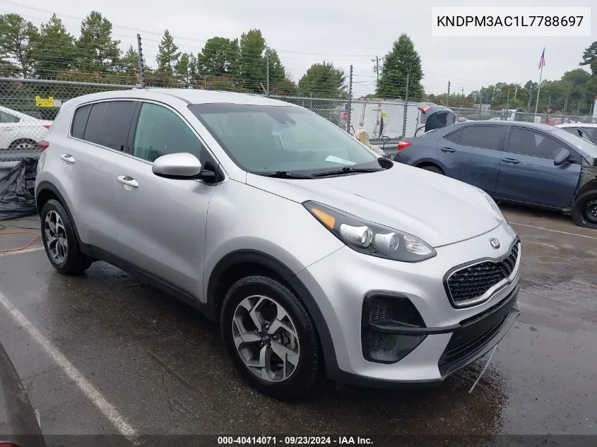 2020 Kia Sportage Lx VIN: KNDPM3AC1L7788697 Lot: 40414071