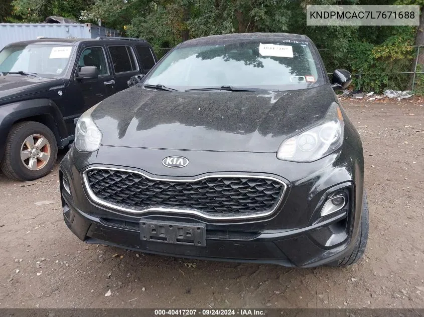 KNDPMCAC7L7671688 2020 Kia Sportage Lx