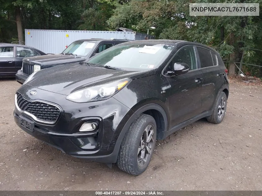 KNDPMCAC7L7671688 2020 Kia Sportage Lx