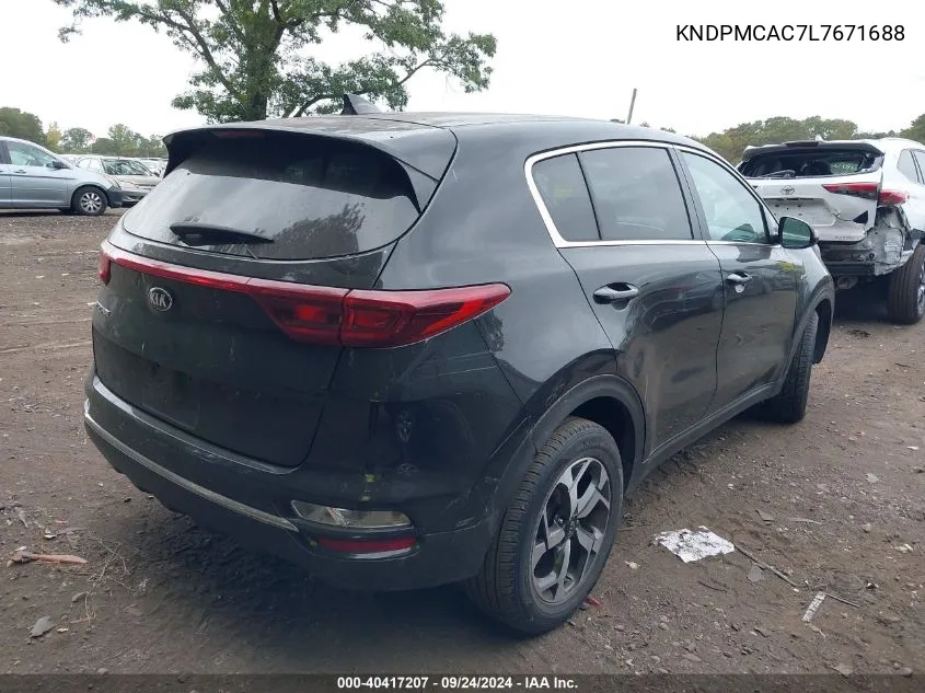 KNDPMCAC7L7671688 2020 Kia Sportage Lx