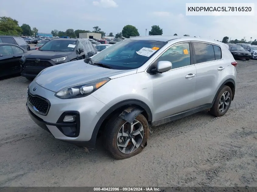 KNDPMCAC5L7816520 2020 Kia Sportage Lx