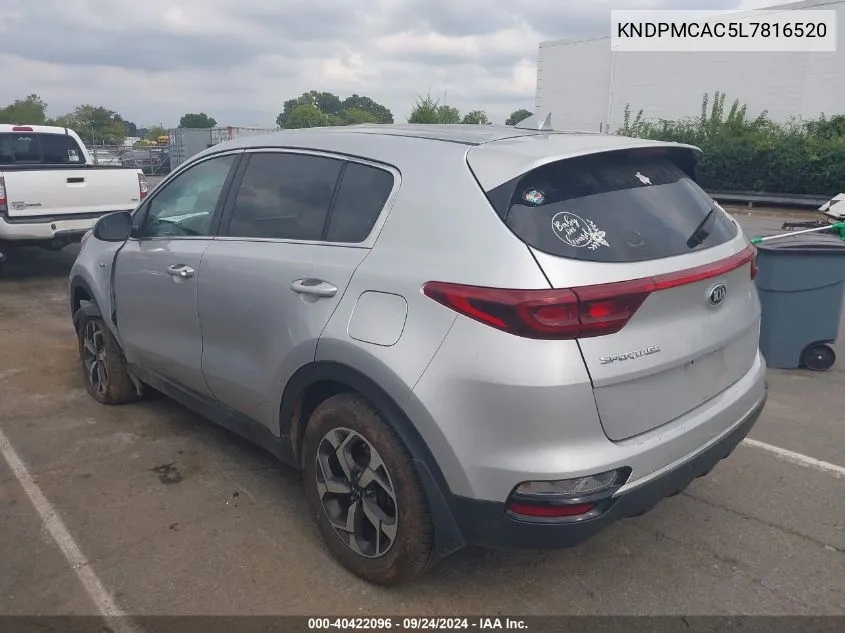 KNDPMCAC5L7816520 2020 Kia Sportage Lx