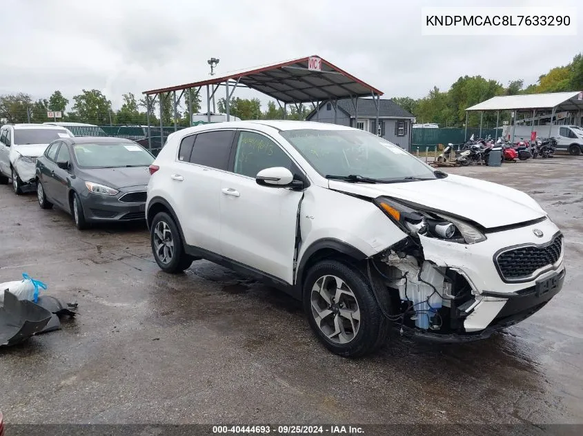 2020 Kia Sportage Lx VIN: KNDPMCAC8L7633290 Lot: 40444693