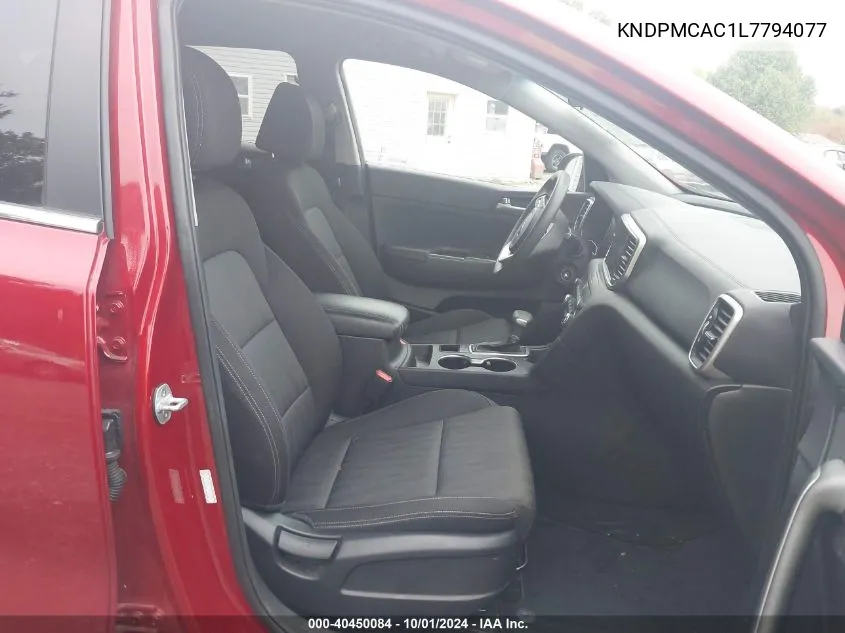 2020 Kia Sportage Lx VIN: KNDPMCAC1L7794077 Lot: 40450084