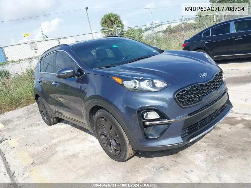 2020 Kia Sportage S VIN: KNDP63AC7L7708734 Lot: 40476731