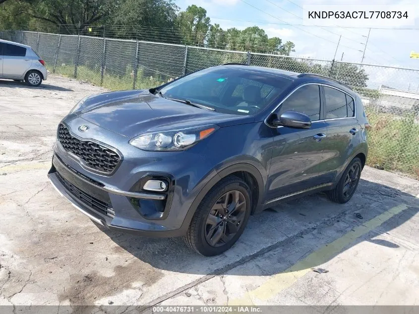 2020 Kia Sportage S VIN: KNDP63AC7L7708734 Lot: 40476731