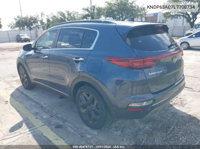 2020 Kia Sportage S VIN: KNDP63AC7L7708734 Lot: 40476731