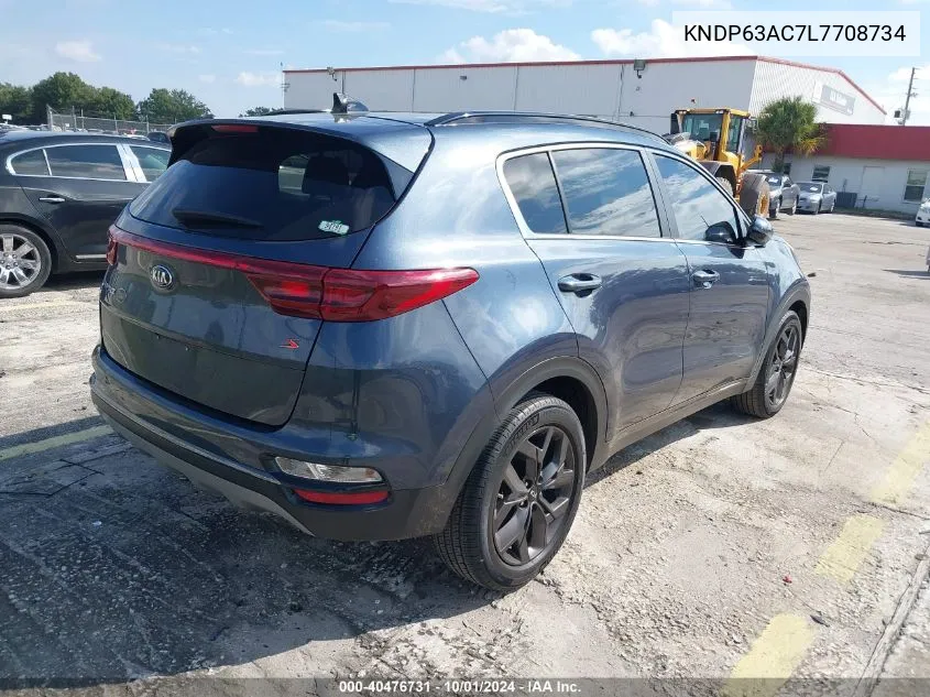 2020 Kia Sportage S VIN: KNDP63AC7L7708734 Lot: 40476731