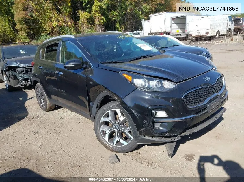 2020 Kia Sportage Ex VIN: KNDPNCAC3L7741863 Lot: 40482367