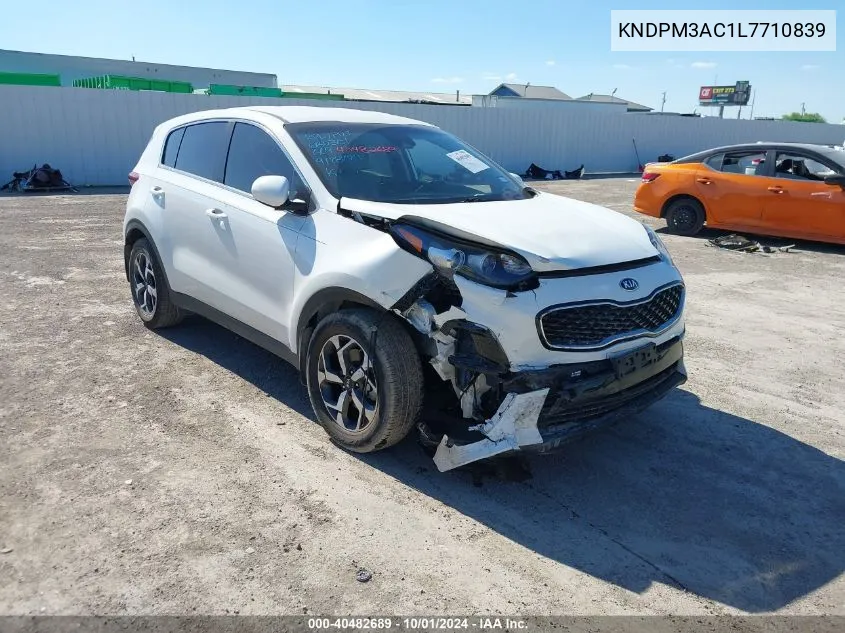 2020 Kia Sportage Lx VIN: KNDPM3AC1L7710839 Lot: 40482689