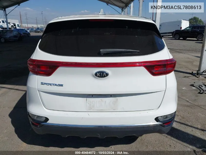 2020 Kia Sportage Lx VIN: KNDPM3AC5L7808613 Lot: 40484072