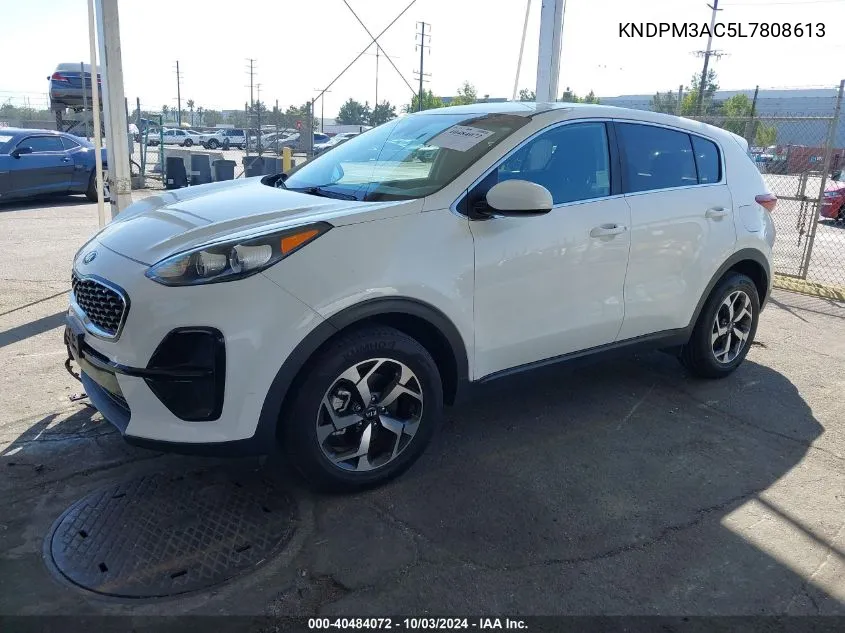 2020 Kia Sportage Lx VIN: KNDPM3AC5L7808613 Lot: 40484072