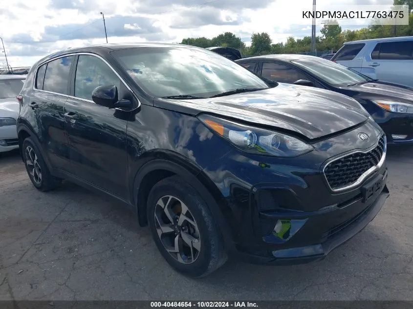 2020 Kia Sportage Lx VIN: KNDPM3AC1L7763475 Lot: 40484654