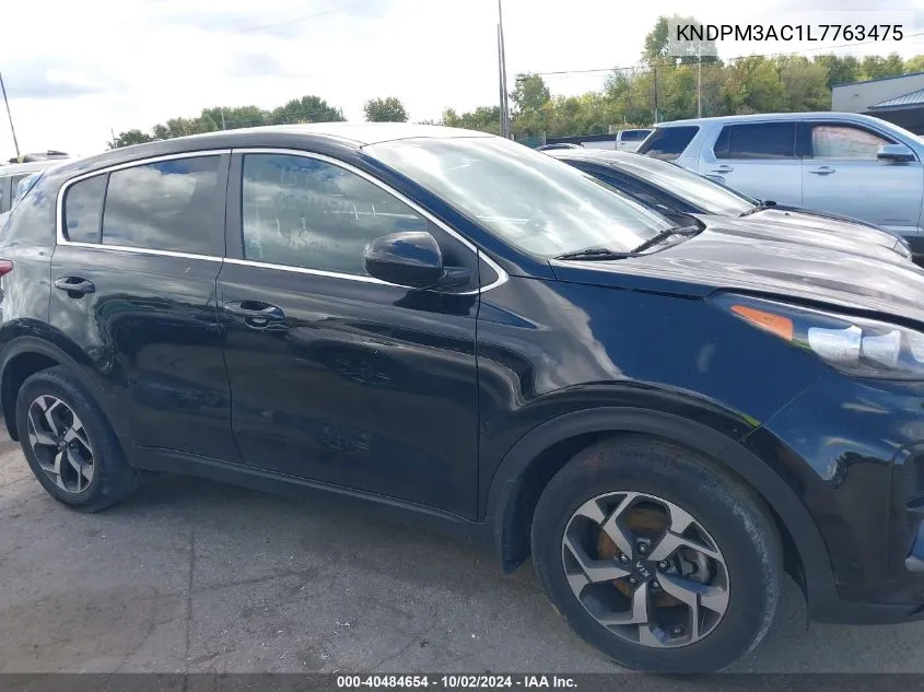 2020 Kia Sportage Lx VIN: KNDPM3AC1L7763475 Lot: 40484654