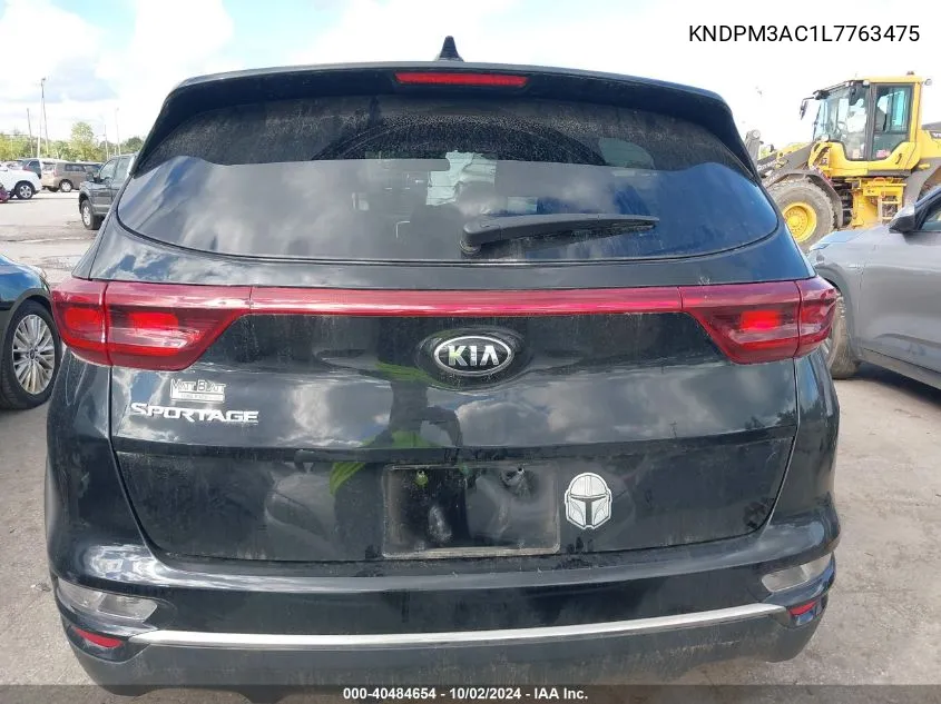 2020 Kia Sportage Lx VIN: KNDPM3AC1L7763475 Lot: 40484654