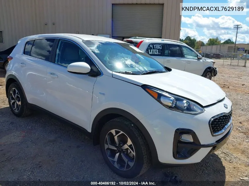 2020 Kia Sportage Lx VIN: KNDPMCACXL7629189 Lot: 40486192