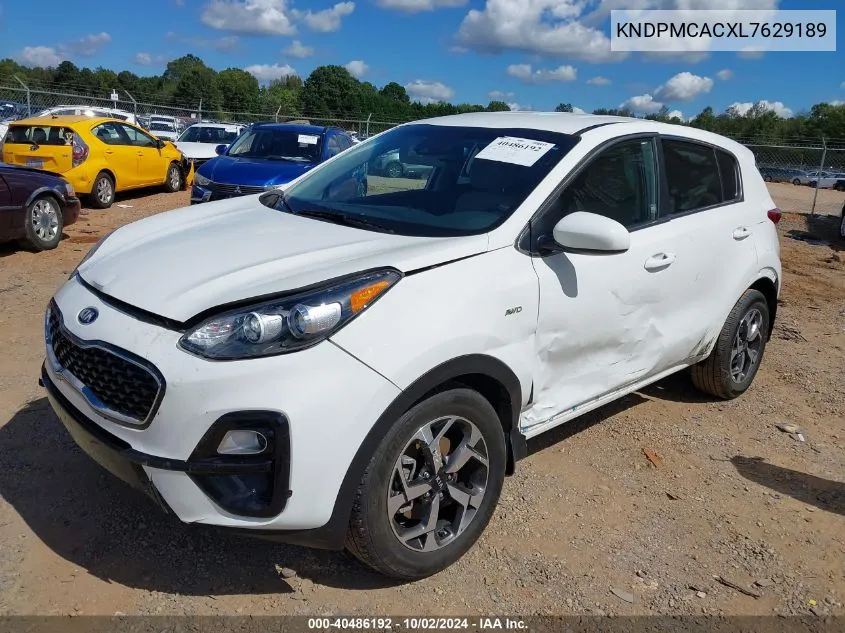 2020 Kia Sportage Lx VIN: KNDPMCACXL7629189 Lot: 40486192