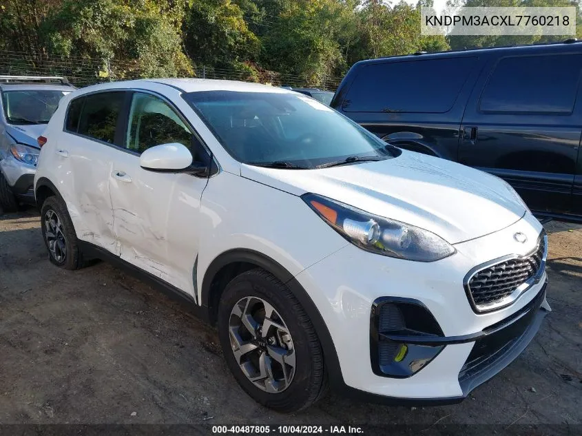 2020 Kia Sportage Lx VIN: KNDPM3ACXL7760218 Lot: 40487805