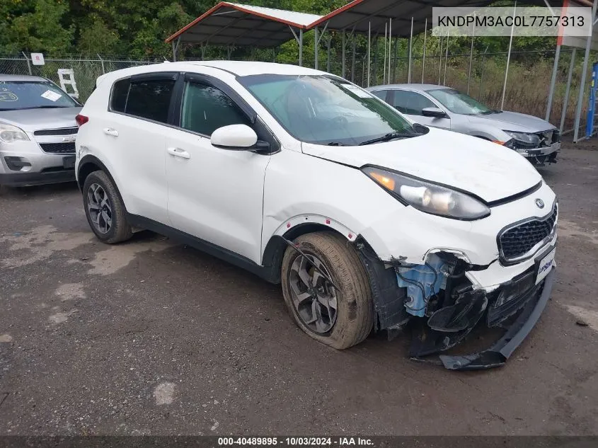 2020 Kia Sportage Lx VIN: KNDPM3AC0L7757313 Lot: 40489895