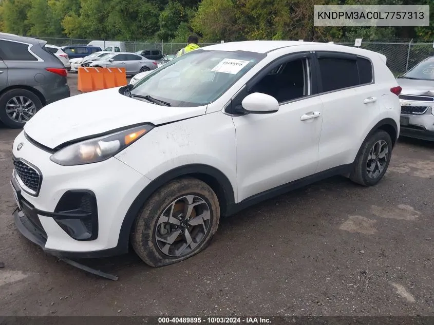 2020 Kia Sportage Lx VIN: KNDPM3AC0L7757313 Lot: 40489895