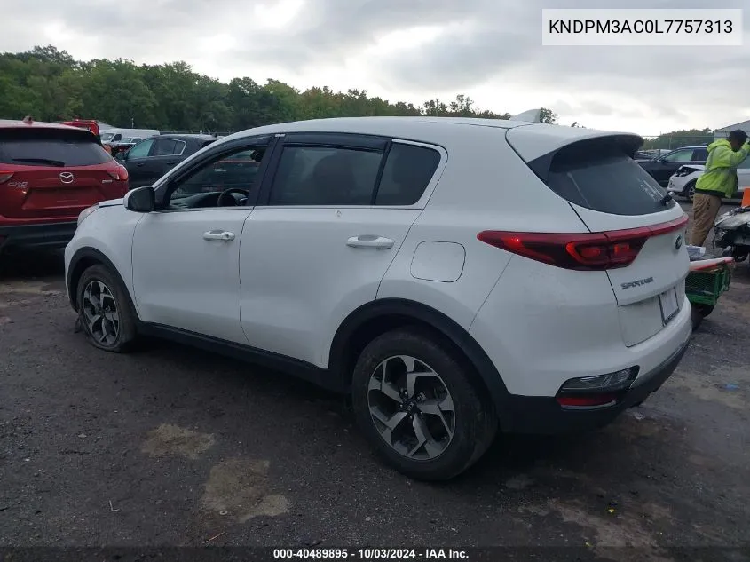 2020 Kia Sportage Lx VIN: KNDPM3AC0L7757313 Lot: 40489895