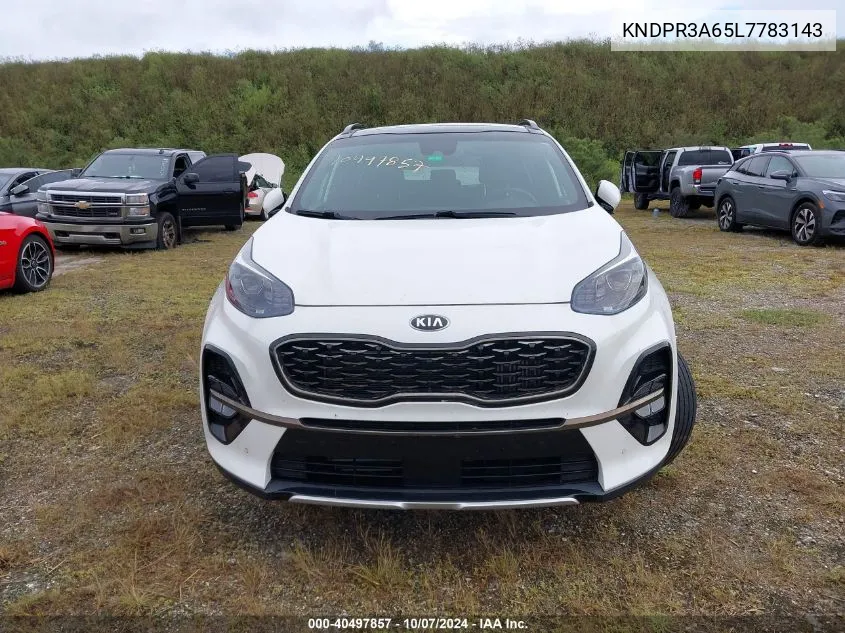 2020 Kia Sportage Sx VIN: KNDPR3A65L7783143 Lot: 40497857