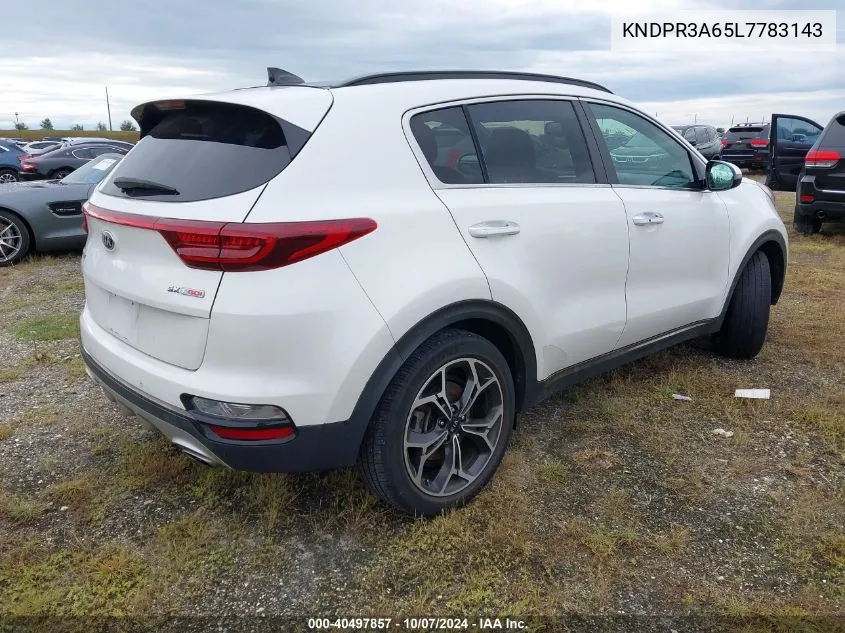 2020 Kia Sportage Sx VIN: KNDPR3A65L7783143 Lot: 40497857