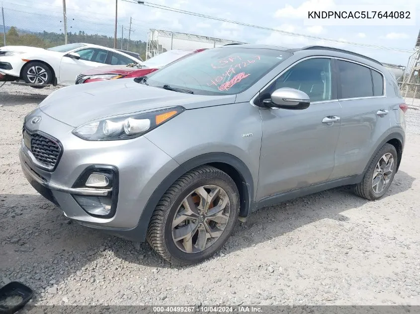 2020 Kia Sportage Ex VIN: KNDPNCAC5L7644082 Lot: 40499267