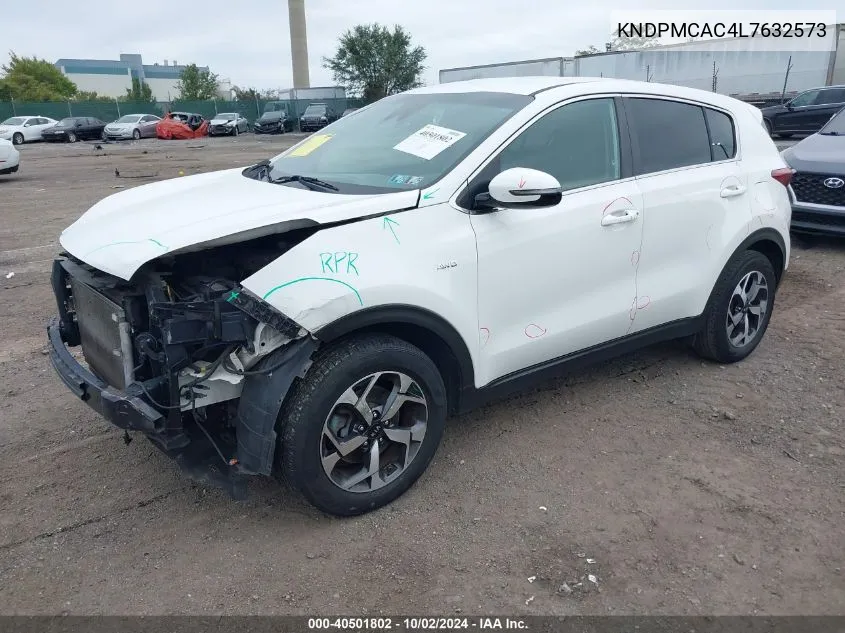 KNDPMCAC4L7632573 2020 Kia Sportage Lx