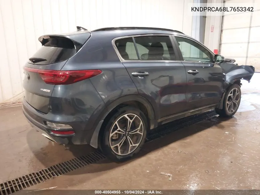 KNDPRCA68L7653342 2020 Kia Sportage Sx Turbo