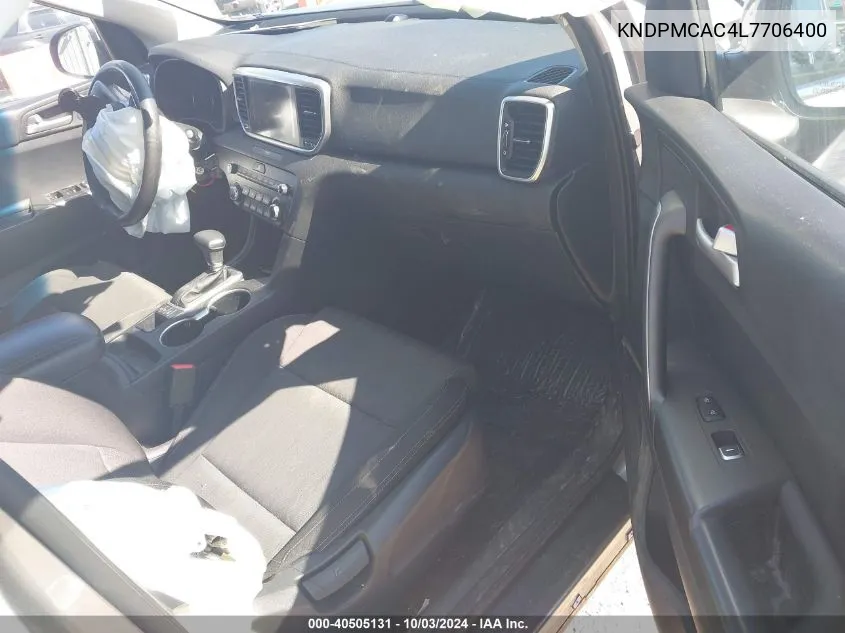 KNDPMCAC4L7706400 2020 Kia Sportage Lx