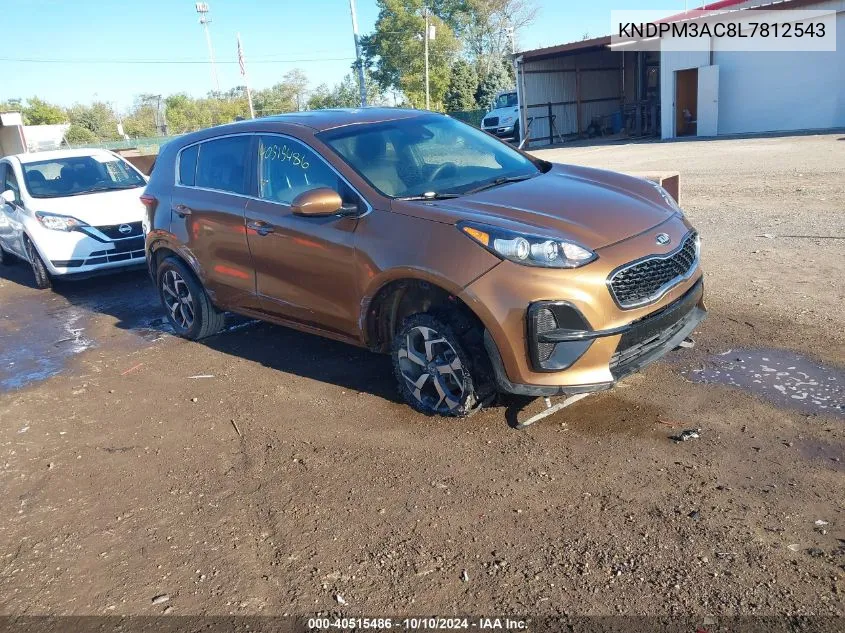 2020 Kia Sportage Lx VIN: KNDPM3AC8L7812543 Lot: 40515486