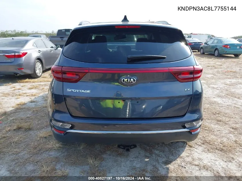 2020 Kia Sportage Ex VIN: KNDPN3AC8L7755144 Lot: 40527197