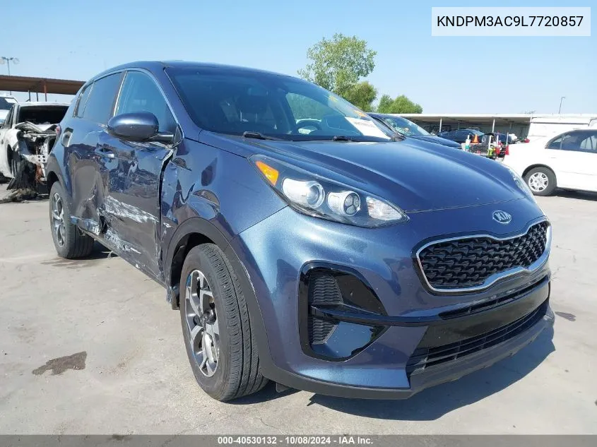 2020 Kia Sportage Lx VIN: KNDPM3AC9L7720857 Lot: 40530132