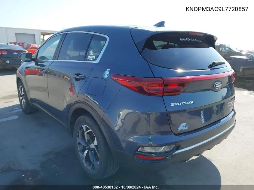 2020 Kia Sportage Lx VIN: KNDPM3AC9L7720857 Lot: 40530132