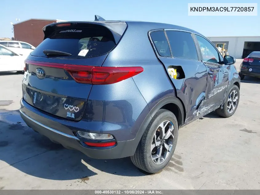 2020 Kia Sportage Lx VIN: KNDPM3AC9L7720857 Lot: 40530132