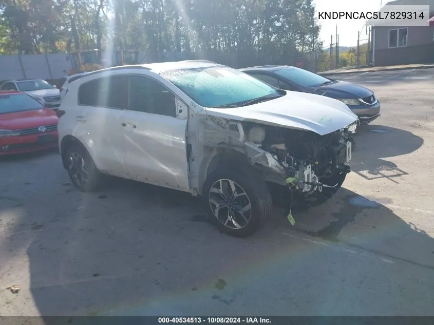 2020 Kia Sportage Ex VIN: KNDPNCAC5L7829314 Lot: 40534513