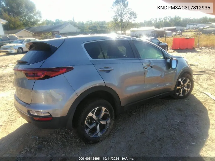 2020 Kia Sportage Lx VIN: KNDPM3AC3L7812935 Lot: 40542495