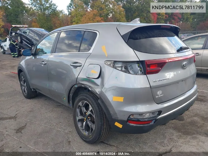 2020 Kia Sportage Lx VIN: KNDPMCAC5L7811799 Lot: 40548974