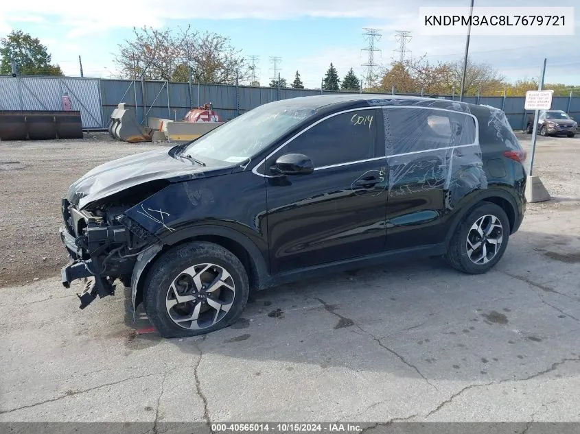 2020 Kia Sportage Lx VIN: KNDPM3AC8L7679721 Lot: 40565014