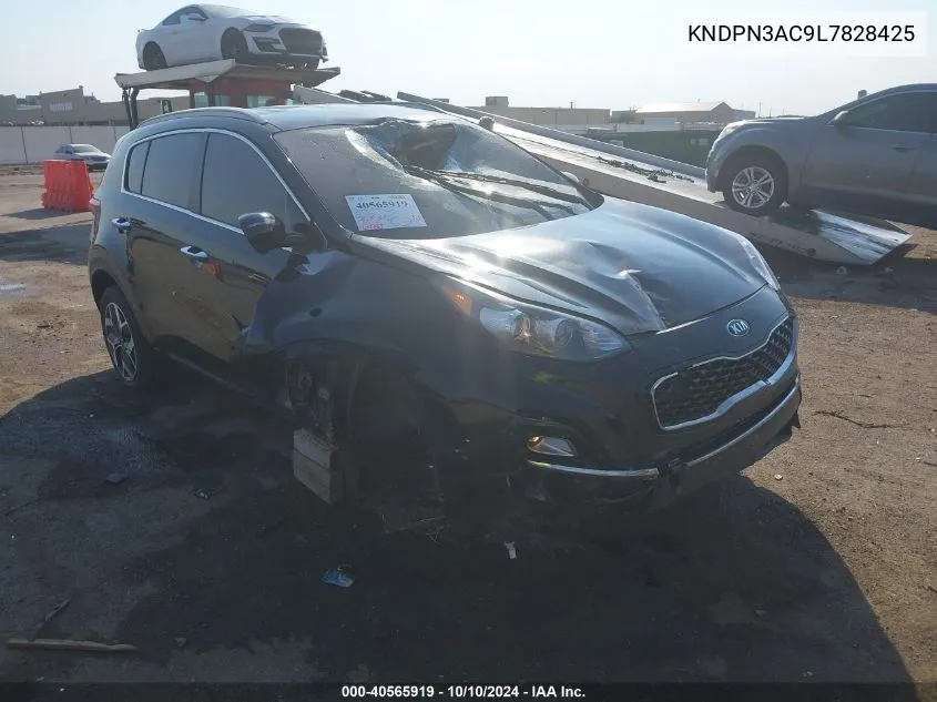 2020 Kia Sportage Ex VIN: KNDPN3AC9L7828425 Lot: 40565919