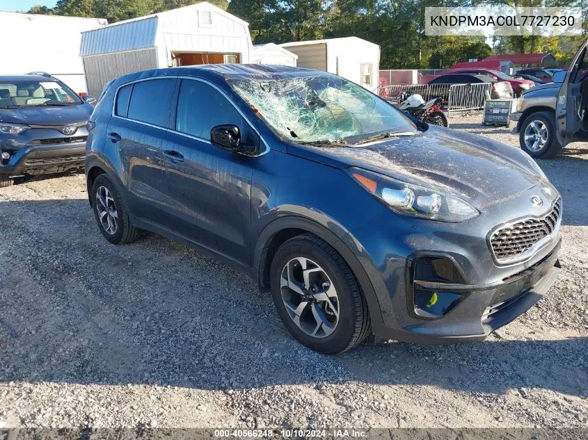 2020 Kia Sportage Lx VIN: KNDPM3AC0L7727230 Lot: 40566248