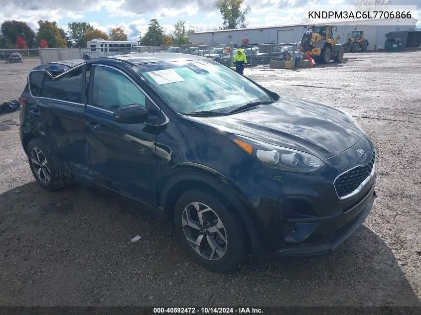 2020 Kia Sportage Lx VIN: KNDPM3AC6L7706866 Lot: 40592472