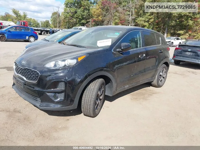 2020 Kia Sportage Lx VIN: KNDPM3AC5L7729085 Lot: 40604492